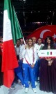 Jessica Rossi sventola il tricolore, si aprono i Giochi del Mediterraneo 2013. "Emozione speciale". Malagò, Pescante e Rogge in tribuna